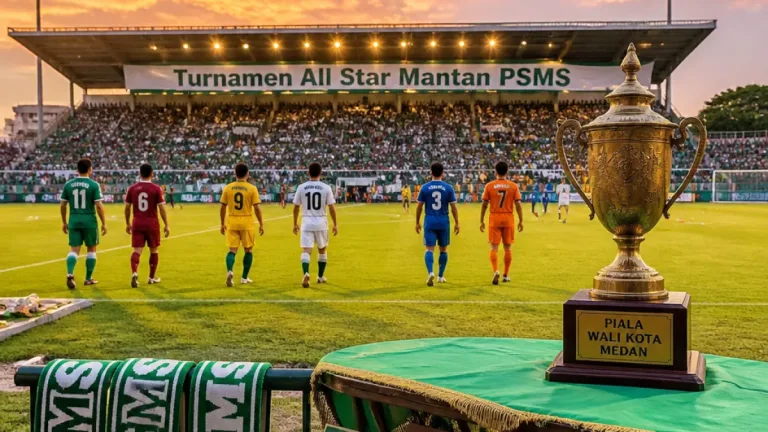 Medan: Stadion Kebun Bunga Kembali Hidup, Turnamen All Star Mantan PSMS Reuni Sepak Bola