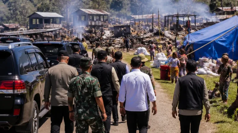 Menko Polhukam Tinjau Langsung Kondisi Pasca-kerusuhan di Wamena