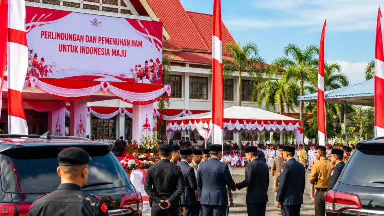Menteri HAM Natalius Pigai Kunjungi Nabire, Koordinasi HAM Jadi Fokus Menjelang HUT RI