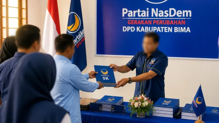 Nasdem Resmi Tunjuk Nazaruddin-Muis Pimpin DPD Kabupaten Bima