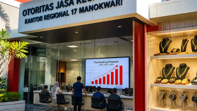 Nilai Pinjaman Pergadaian Regional Papua Barat Melonjak 53,7 Persen pada Mei 2026