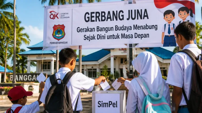 OJK dan Pemkab Banggai Luncurkan GERBANG JUNA untuk Budayakan Menabung di Sekolah