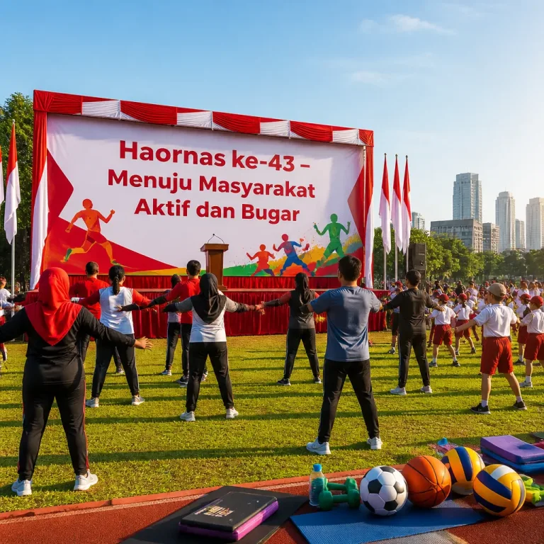 Khofifah Dorong Olahraga sebagai Budaya Hidup dalam Peringatan Haornas ke-43