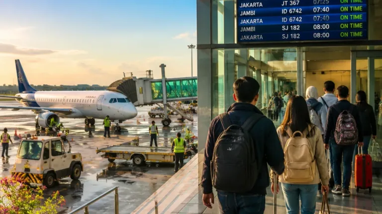Operasi Bandara Sultan Thaha Kembali Normal, Penerbangan Jambi–Jakarta Dibuka