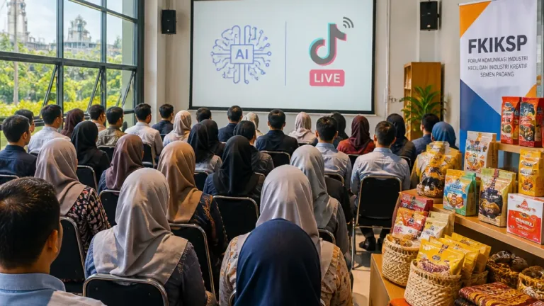 Padang: FKIK Semen Padang Bekali 30 Pelaku UMKM Strategi Pemasaran Digital Berbasis AI