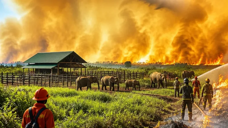 Padang Sugihan: Upaya Maksimal Pemadaman Karhutla untuk Lindungi Gajah di Padang
