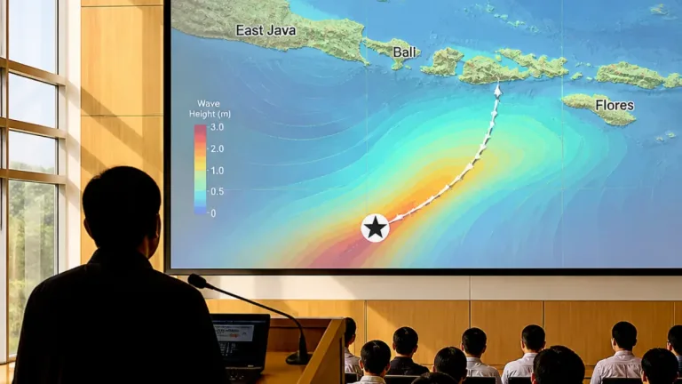 Pakar ITS: Risiko Tsunami untuk Pesisir Jawa Timur Setelah Gempa Flores Dinilai Kecil