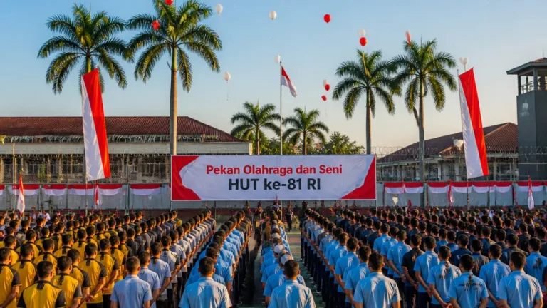 Palangka Raya: Lapas Kelas IIA Buka Pekan Olahraga dan Seni Memeriahkan HUT ke-81 RI