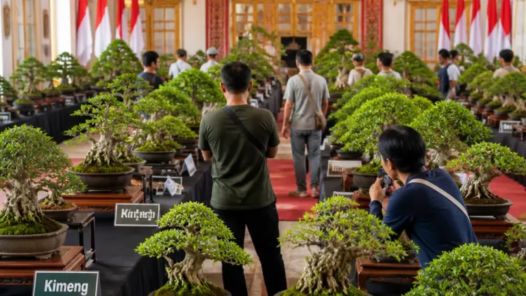 Pameran Bonsai di Padang: 204 Koleksi Dipajang di Balai Kota, Komunitas Siap Gelar PAMNAS 2027