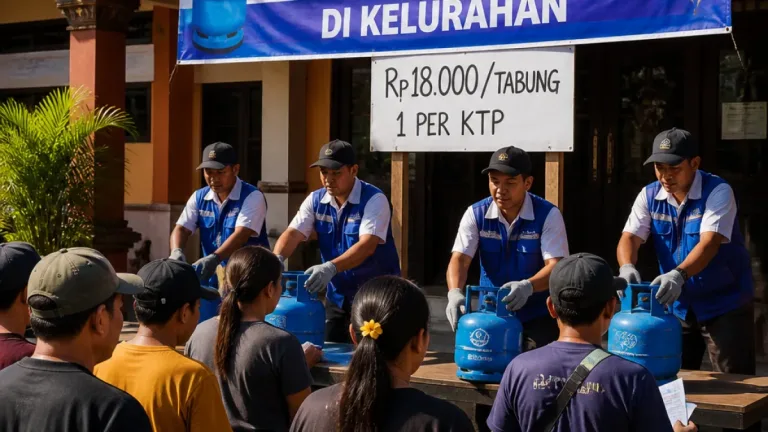Pasar Murah LPG 3 Kg Serentak di Denpasar untuk Ringankan Akses Gas Bersubsidi