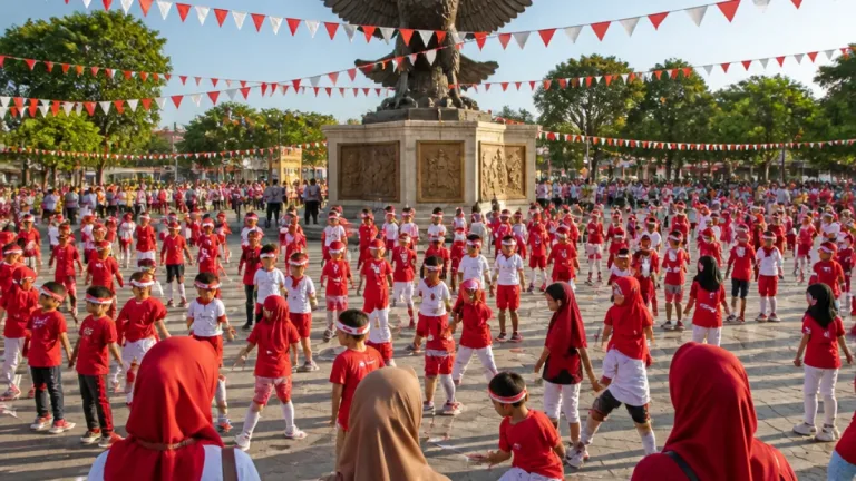 PAUD Aisyiyah I Probolinggo Gelar Festival Merah Putih Sambut HUT ke-81 RI