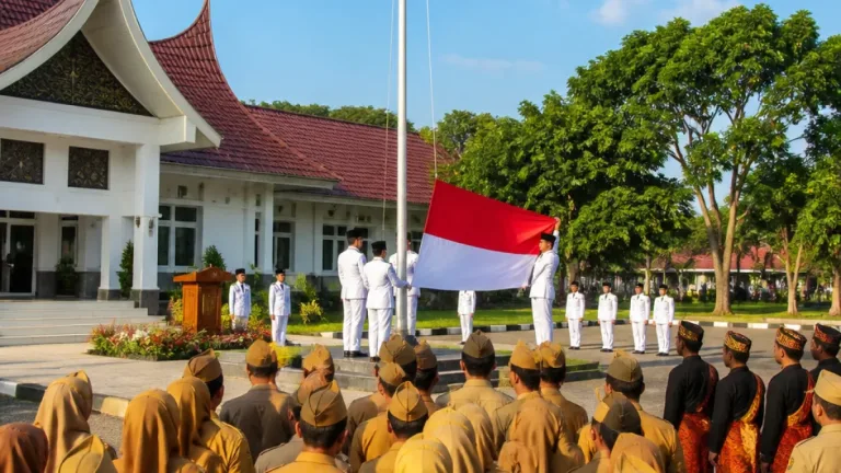 Payakumbuh Gelar Upacara HUT ke-81 RI: Wali Kota Ajak Isi Kemerdekaan dengan Kerja Nyata