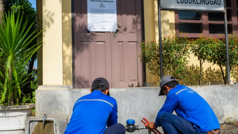 PDAM Lubuklinggau Putus Aliran Air Kantor Lurah Taba Pingin Usai 51 Bulan Menunggak