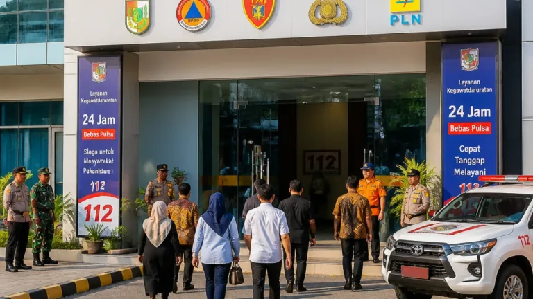 Pekanbaru Jadi Rujukan: Bengkalis Pelajari Layanan Darurat Terpadu TRC Aman 112