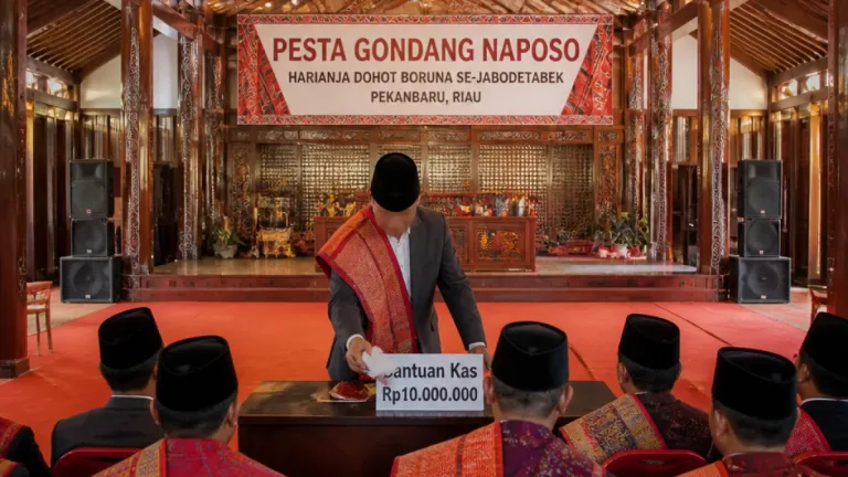 Pelantikan Pengurus Naposo PPSD di Pekanbaru Disertai Bantuan Rp10 Juta dari Maruli Siahaan