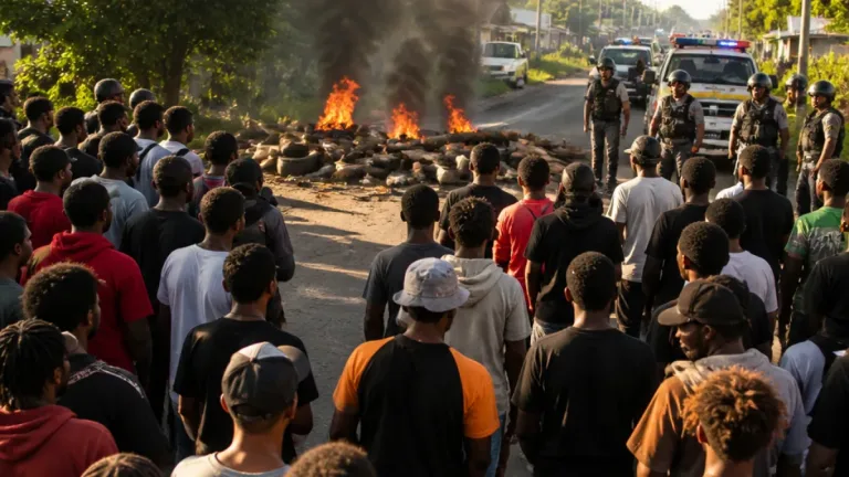 Pemalangan Jalan di Timika Usai Penikaman, Korban Dilaporkan Meninggal