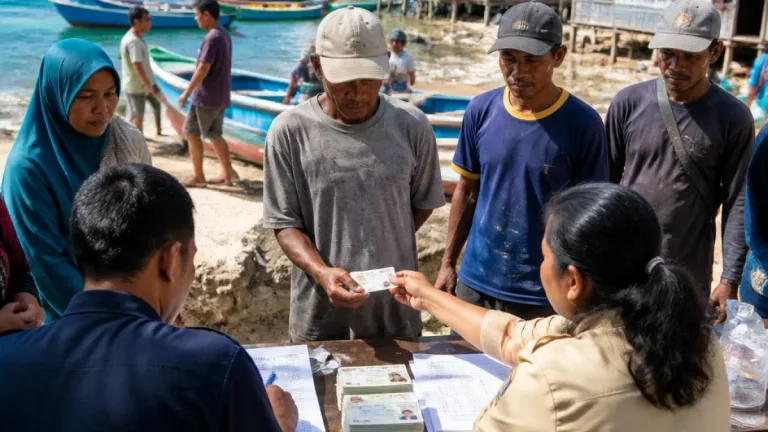Pembagian 53 Kartu KUSUKA di Tual Diharapkan Perkuat Akses Layanan Nelayan