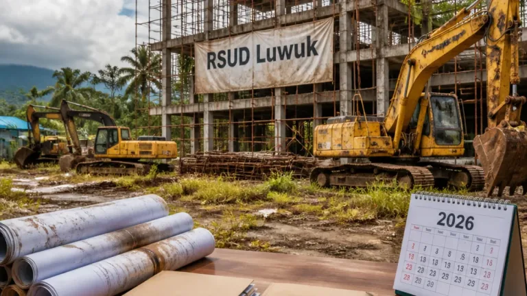 Pembangunan RSUD Luwuk Tertunda akibat Ketidakpastian DBH, Proyek Kontrak Tahun Jamak Terimbas