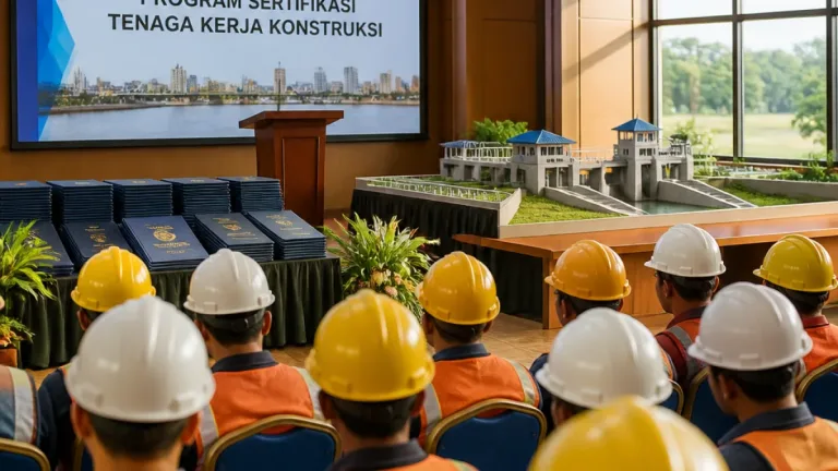 Pembekalan Sertifikasi Tenaga Konstruksi Perkuat Pembangunan di Tanjungbalai
