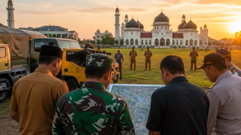 Pemerintah Aceh dan Pusat Tinjau Blang Padang; Penyelesaian Status Lahan Didahului Koordinasi
