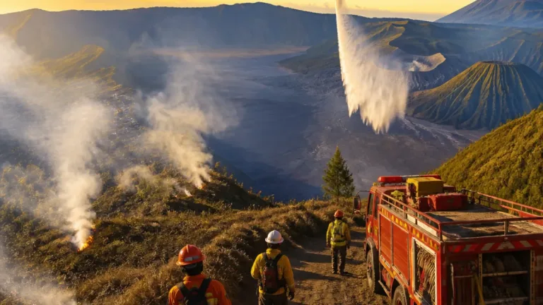 Pemerintah Percepat Pemadaman Karhutla di Taman Nasional Bromo: Hotspot Turun dari 34 ke 2