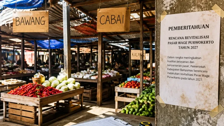 Pemkab Ajukan Revitalisasi Pasar Wage Purwokerto, Target Pelaksanaan 2027
