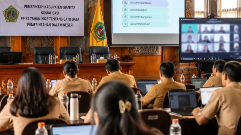 Pemkab Gianyar Sosialisasikan Aturan Pelindungan Data Pribadi Jelang Penerapan PP 33/2026
