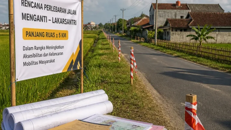 Pemkab Gresik Matangkan Proyek Pelebaran Jalan Menganti–Lakarsantri, Butuh Rp76 Miliar
