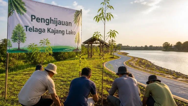 Pemkot Jambi Mulai Penghijauan Telaga Kajang Lako, Siapkan Ruang Publik dan Pusat UMKM