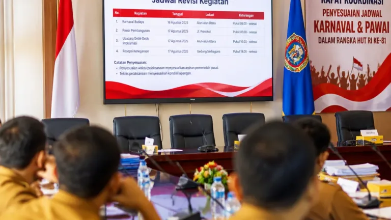 Pemkot Pagar Alam Matangkan Persiapan HUT ke-81 RI, Jadwal Karnaval dan Gerak Jalan Diubah