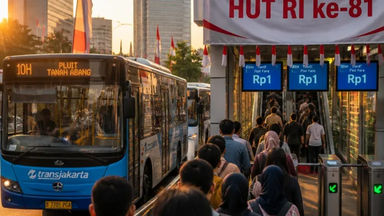 Pemprov DKI Gratiskan Transportasi Publik: Semua Moda Hanya Bayar Rp1 pada 17 Agustus