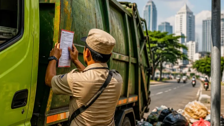Pemprov DKI Jatuhkan Sanksi Rp10 Juta ke Perusahaan Pengangkut Sampah Pelaku Pembuangan Ilegal