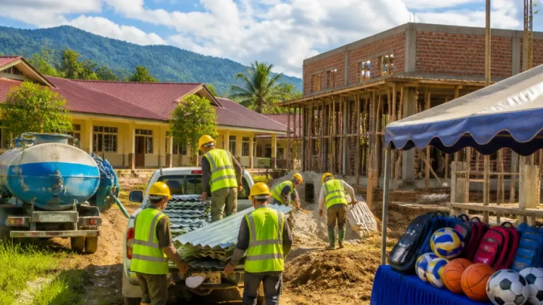Pemprov Gelontorkan Rp2,7 Miliar untuk Perbaikan Fasilitas SMAN 1 Pinogu