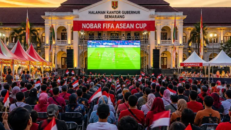 Pemprov Jateng Gelar Nobar Gratis FIFA ASEAN Cup 2026 di Halaman Kantor Gubernur