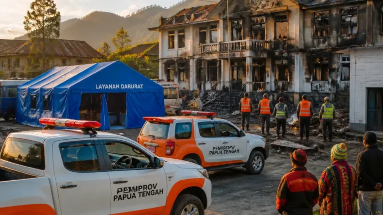 Pemprov Papua Tengah Bentuk Tim Darurat untuk Pemulihan Pelayanan Pascakerusuhan di Puncak