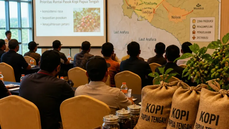 Pemprov Papua Tengah Gandeng Maestro Kopi di Nabire untuk Dorong Ekspor dan Sejahterakan Petani