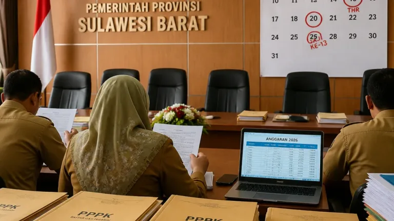 Pemprov Sulbar Pastikan Pembayaran Penuh Gaji PPPK, THR dan Gaji ke-13 2026