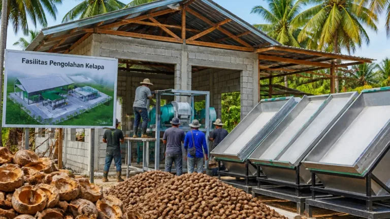 Pemprov Sumut Gelontorkan Rp2 Miliar untuk Rumah Produksi Kelapa di Nias Utara