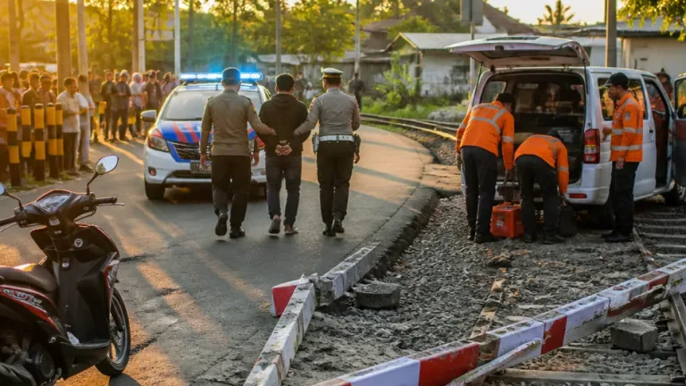 Pemuda Rusak Palang Perlintasan di Sleman, PT KAI Laporkan dan Perbaiki Segera