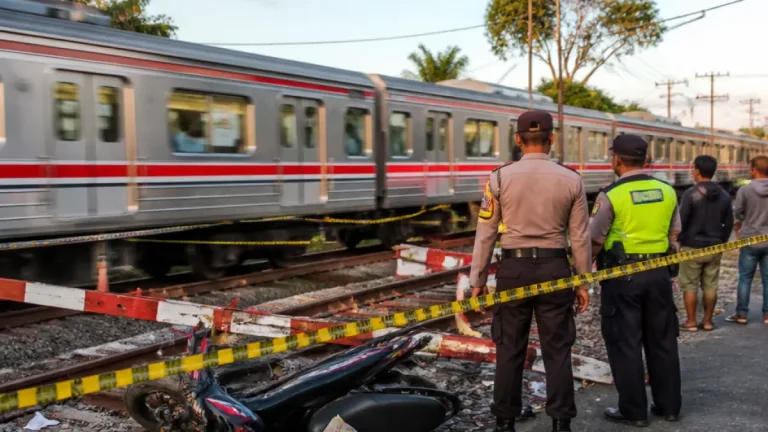 Pemuda Rusak Palang Perlintasan Kereta di Sleman, Polisi Amankan Pelaku