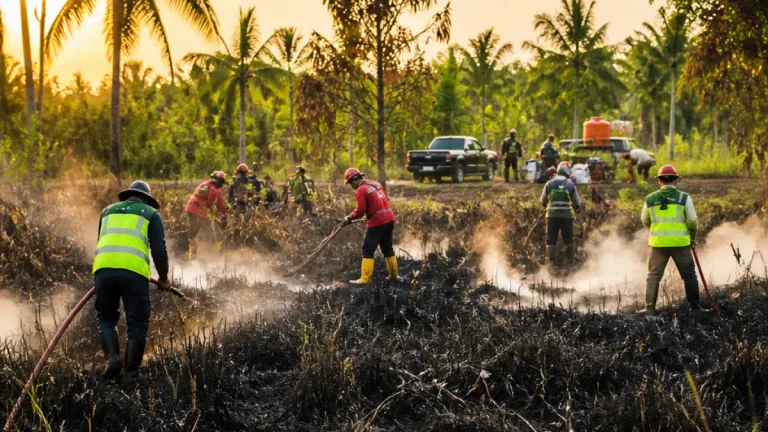 Penanganan Lahan Gambut 13,5 Ha di Singkawang Dilanjutkan untuk Cegah Kebakaran Kembali