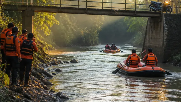 Pencarian ASN Pemkot Bogor yang Diduga Terjatuh ke Sungai Cisadane Berlanjut di Hari Kedua