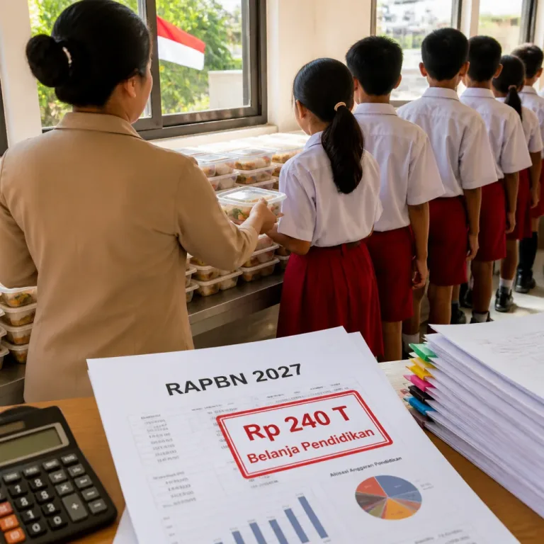 Pemerintah Alokasikan Rp 240 Triliun untuk Program Makan Bergizi Gratis dalam RAPBN 2027
