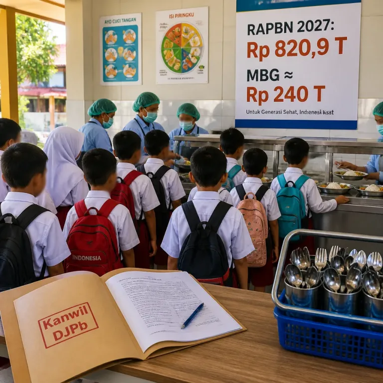 RAPBN 2027: Belanja Pendidikan Rp 820,9 T, MBG Naik Jadi Sekitar Rp 240 T untuk 60,6 Juta Penerima