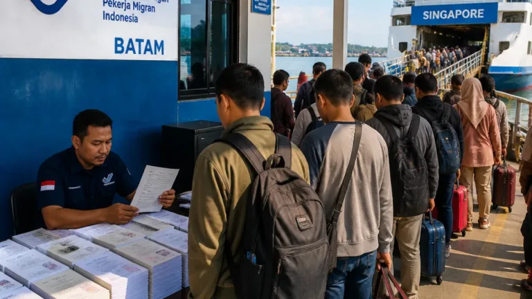 Penempatan PMI Kepri Menanjak 208% hingga 12 Agustus 2026, Singapura Tujuan Terbanyak