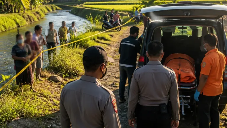 Penemuan Jasad Lansia di Sungai Opak Menggugah Warga Sleman: Polisi Pastikan Tidak Ada Tanda Kekerasan