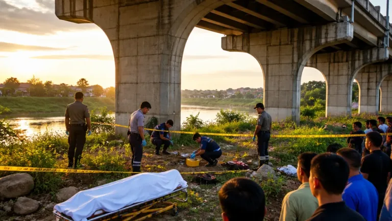 Penemuan Jenazah Pria Tanpa Identitas di Bawah Jembatan Kalitanggi, Tengaran, Kabupaten Semarang
