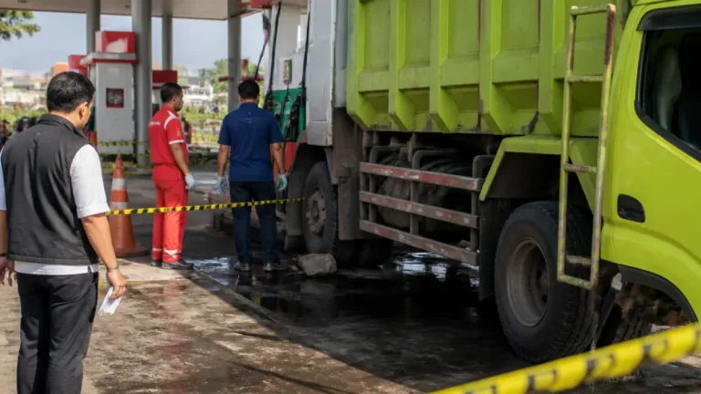 Penemuan Mayat di Samping SPBU Bandar Lampung, Sopir Truk Diamankan