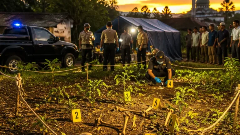 Penemuan Tengkorak di Kebun Gegerkan Warga Tasikmalaya, Polisi Olah TKP