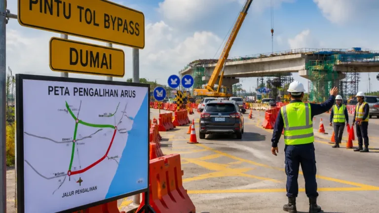 Pengalihan Akses Tol Pekanbaru–Dumai Mulai 28 Agustus, Implikasi bagi Pengguna dan Dumai